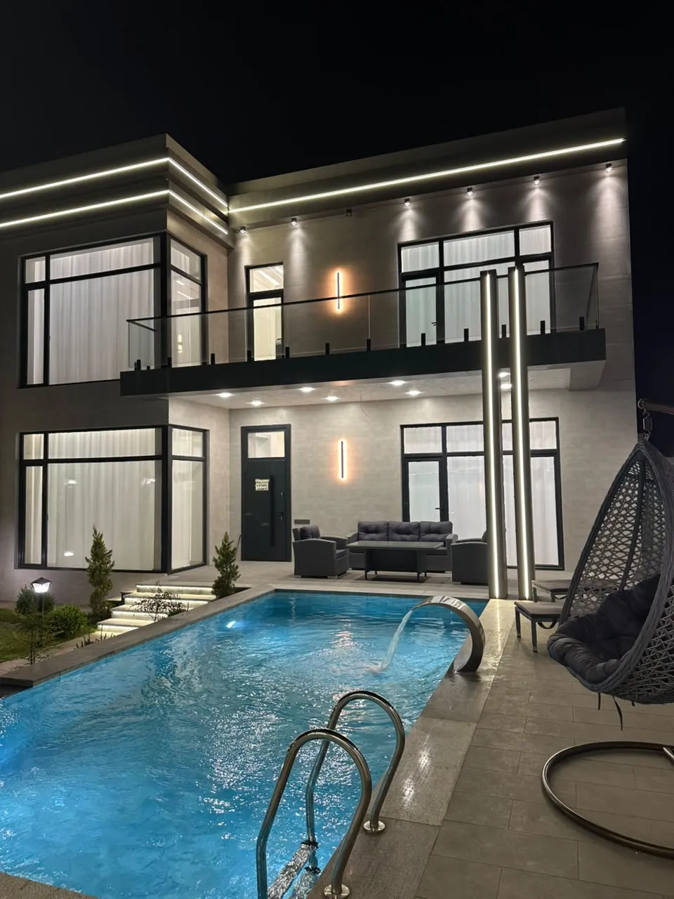Şüvəlan, 5 otaqlı Həyət evi satılır - 200 m², 2 mərtəbə, 4.5 sot — Ev, villa, Bakı (2)