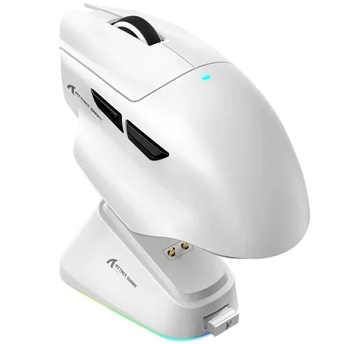 Attack Shark V6 UltraLight White Wireless Gaming Mouse — Bakı