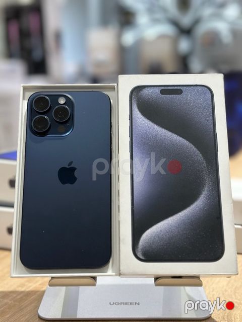 Apple iPhone 15 Pro Max Blue Titanium 256GB/8GB — Bakı