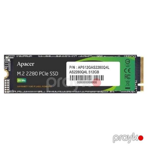 Apacer AS2280Q4L M.2 PCIe 512GB, Standard(Single) (AP512GAS2280Q4L-1) — Bakı