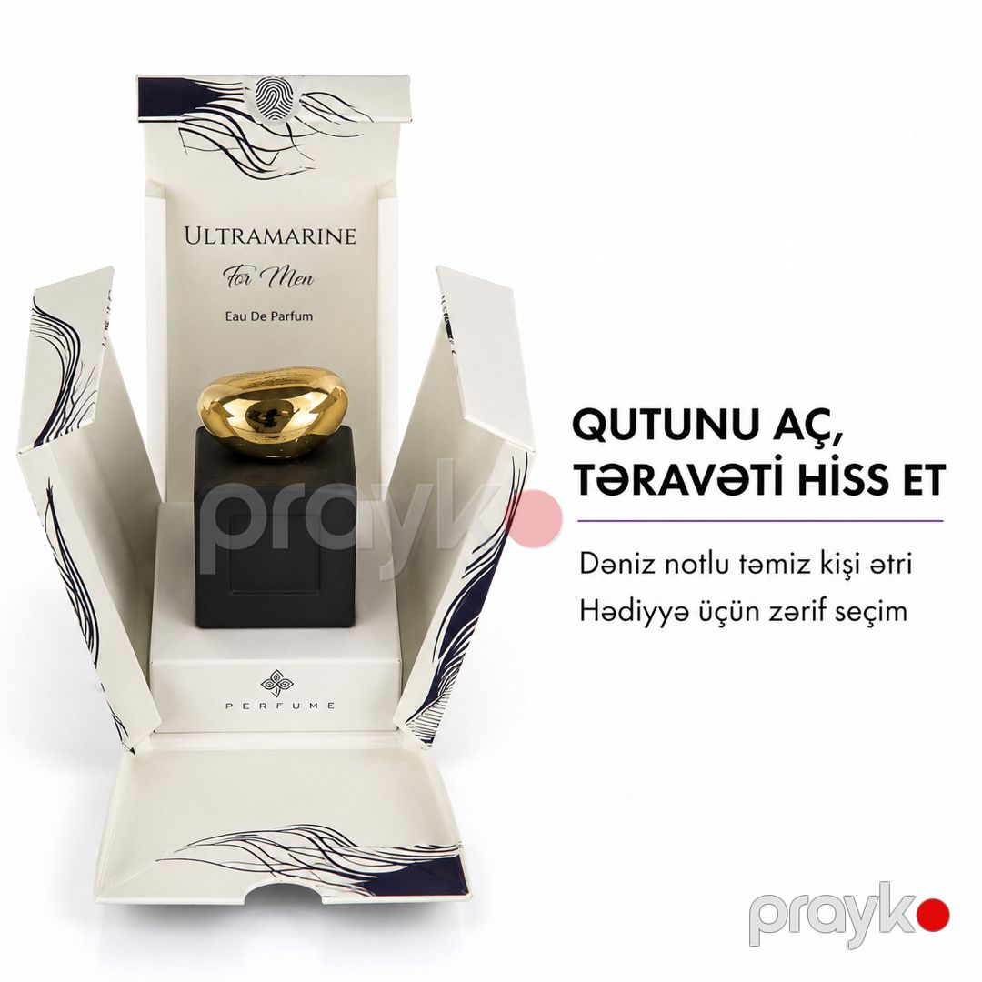 Nuance Perfume Ultramarine ətir suyu kişilər üçün 50 ml — Mallar, Bakı (2)