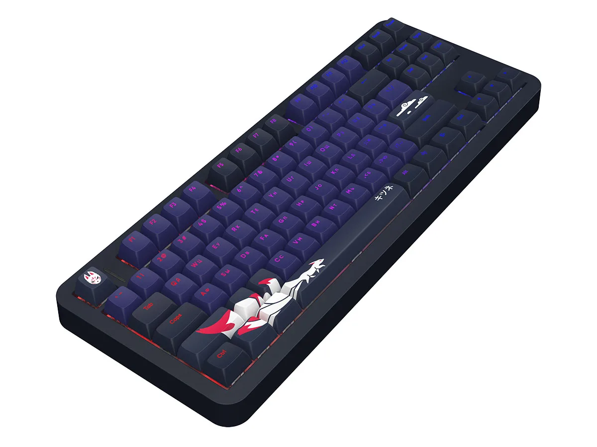 Wired keyboard Red Square Alumix TKL Classic Kitsune [g3ms Aquamarine] (RSQ-20051) Black — Mallar, Bakı (5)