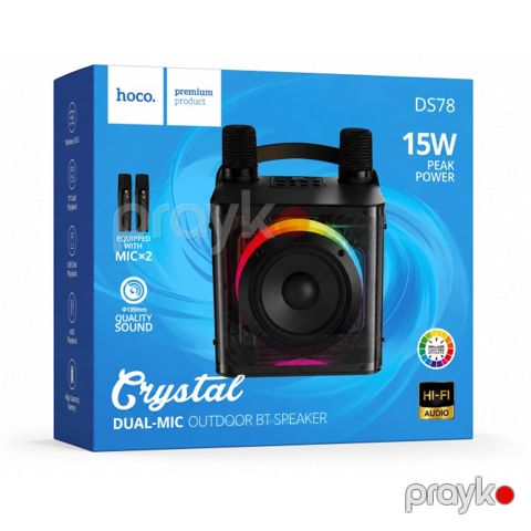 Hoco DS78 Crystal Portativ Karaoke Dinamiki — Bakı