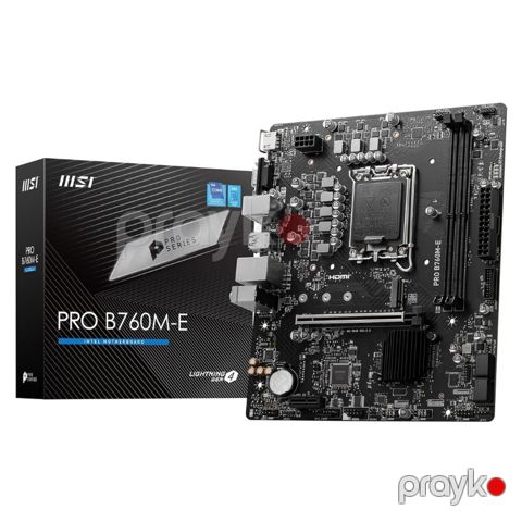Ana plata MSI B760M-E DDR5 (911-7D48-073) — Bakı
