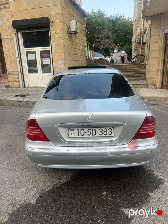 Mercedes S 320, 3.2 L, 2000 il, 280 000 km — Avtomobillər, Bakı (5)