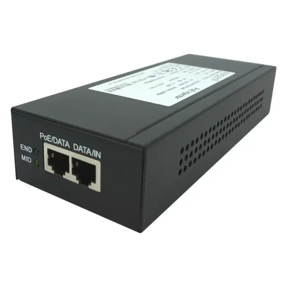 Hikvision 60W High PoE midspan (PoE injector) 110-230VAC — Pctech — Surveillance cameras