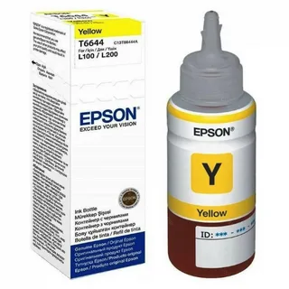 Epson L100 Yellow Ink Bottle (C13T66444A) — Printerləri, Bakı (3)