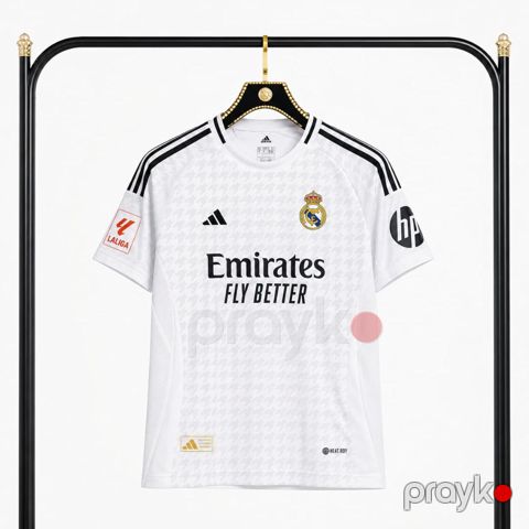 Futbolka Bouveh Futbol XXL Rəngbərəng Elastan|Polyester Real Madrid — Bakı