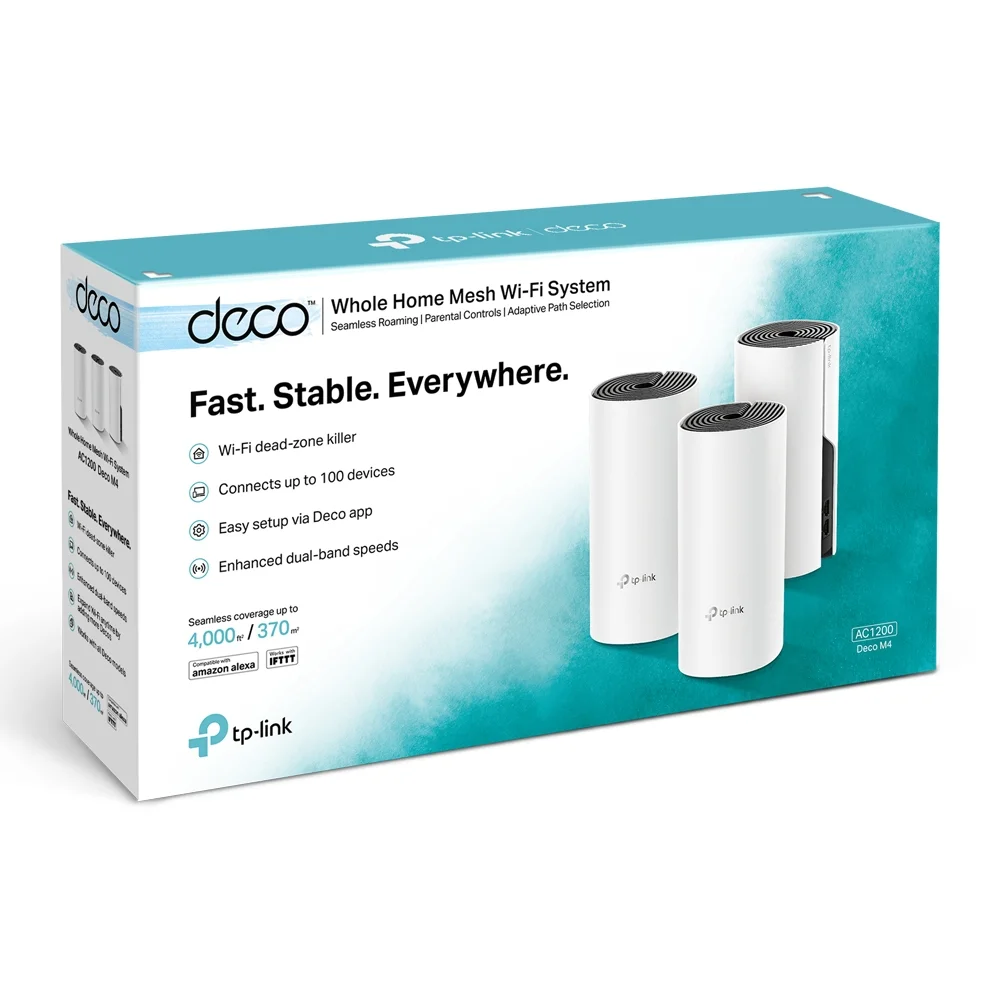 TP-Link Deco M4 AC1200 3 Unit Mesh Wi-Fi System — Bakı