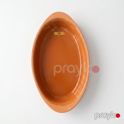 Bişirmə qabı 3815, gil, qəhvəyi, 25x15.5 sm, 600 ml — Bakı