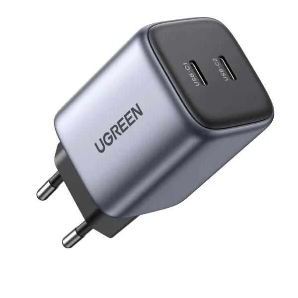 Adapter başlığı Ugreen Nexode 45W Dual Usb-c PD GaN Fast Charger — Bakı