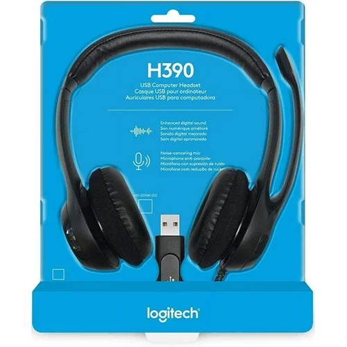 Logitech H390 (981-000406) Corded USB Headset — Bakı