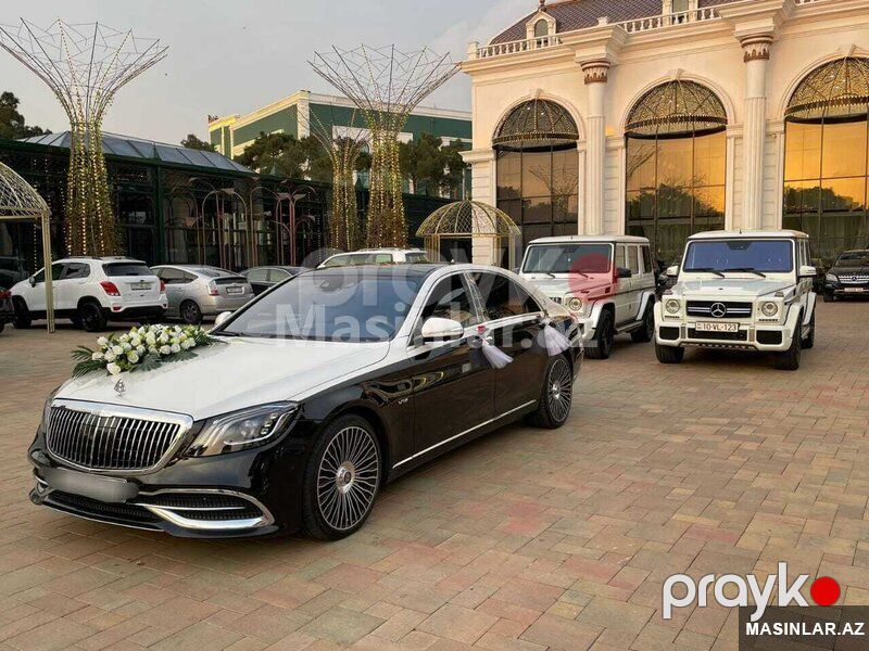 Mercedes black white s class, 2019 il — Minik avtomobili icarəsi, Bakı (8)