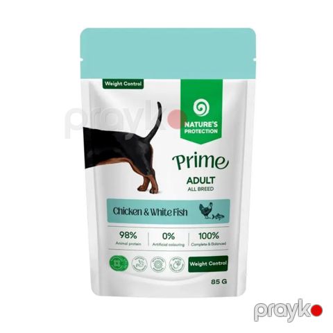 Nəm yem, Natures Pr Adult Dog, yetkin itlər üçün, toyuq və balıq ilə, 85 q