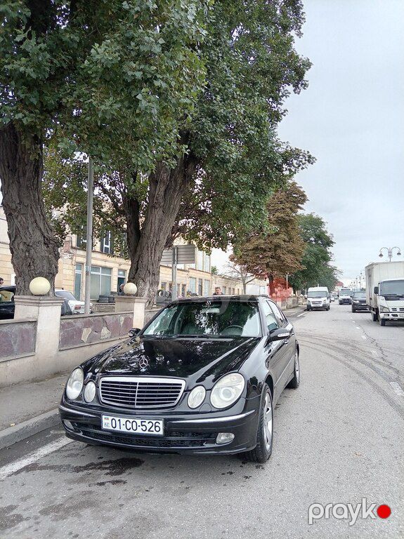 Mercedes E 220, 2.2 L, 2002 il, 334 000 km — Avtomobillər, Quba (2)