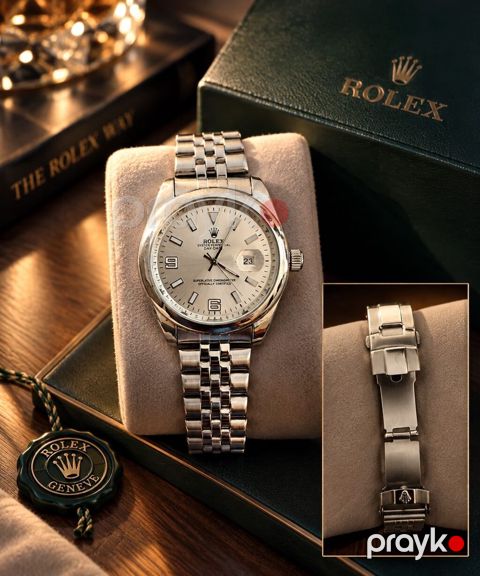 Rolex Oyster Perpetual DayDate kişi qol saatı - Korpus: paslanmayan — Bakı