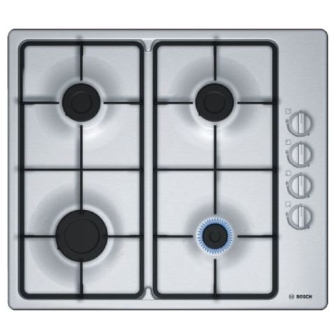 Bosch PBP6C5B62Q Bişirmə Paneli – 4 Qaz Ocaq, Paslanmaz Polad, Gümüşü — Bakı