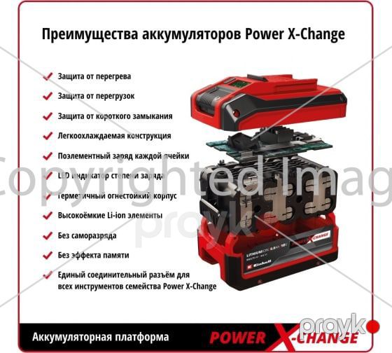 Pardaqlama maşını akkumulyatorlu Einhell Te-rs 18 Li - Solo (4462010) — Təmir və inşaat, Bakı (7)
