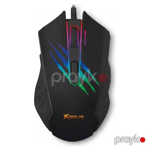 Xtrike Me GM-203 2400 DPI Optik Sensor – Qara (GM-203) — Pctech — Klaviaturalar və siçanlar