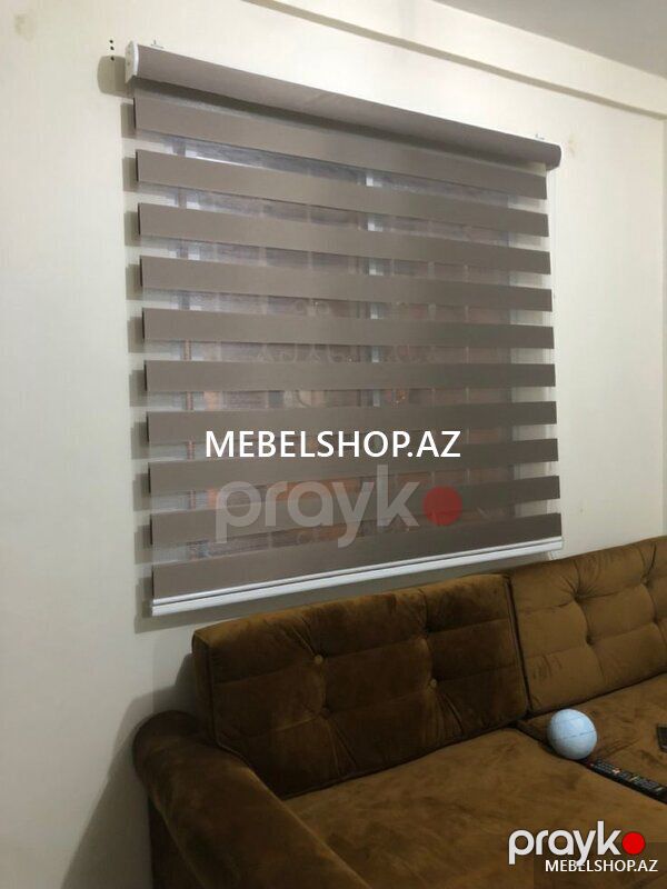 zebra günlük jalüz — Pəncərələr, qapılar, balkonlar, Bakı (3)