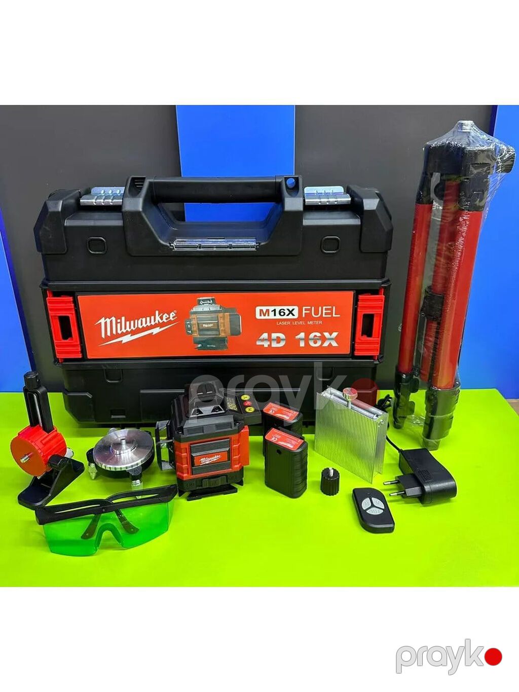 10523 Məhsulun adı: Lazerli nivelir Milwaukee 4D 360 dərəcə 0007654 — Ölçü alətləri, Bakı (3)