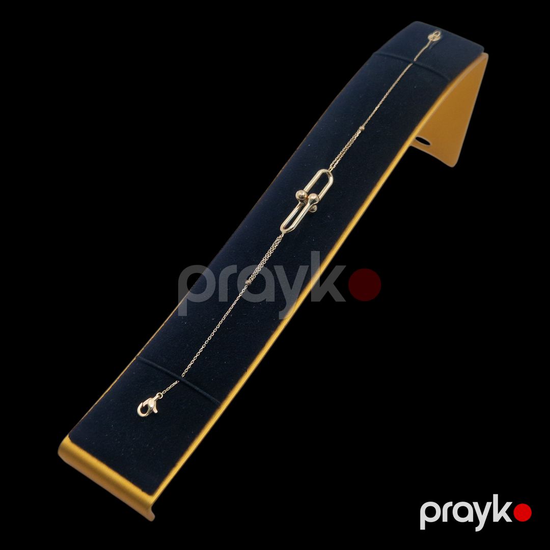 Qadın qolbağı VJ925161, qızıl 585 əyar — Mallar, Bakı (2)