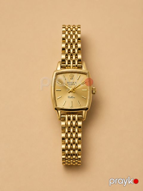 Qol saatı No brand Qızılı Dəmir Dördbucaq Rolex002 — Bakı