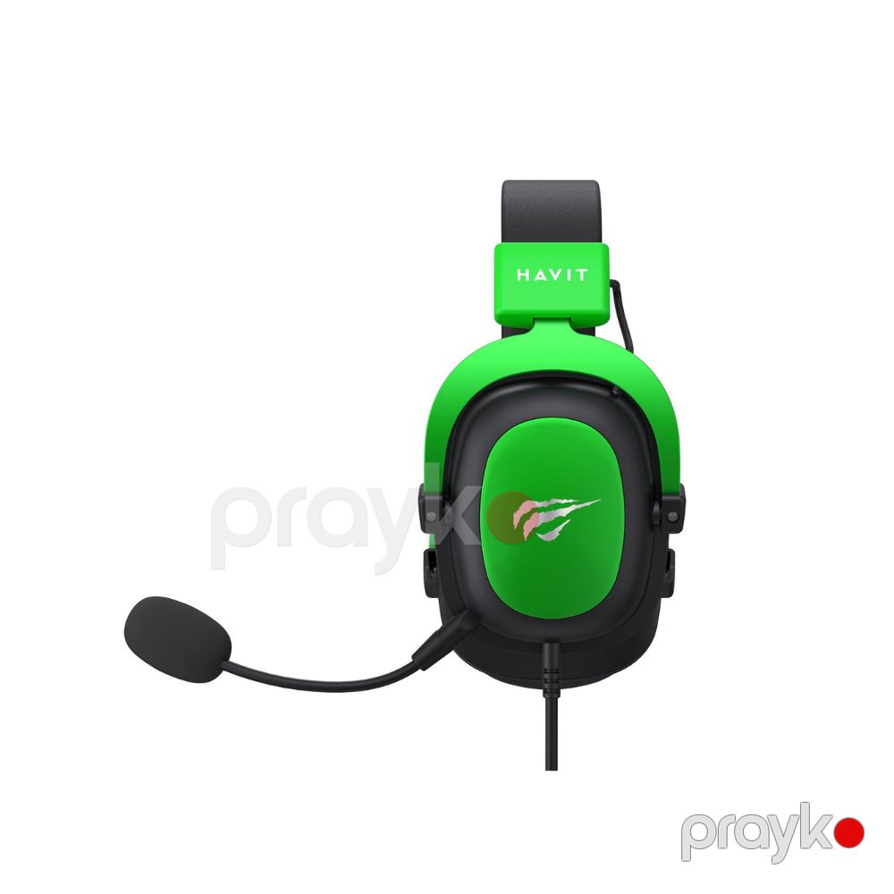 Havit Gaming Qulaqlıq H2002D (Qara + Yaşıl) (6939119079475) — Periferik cihazlar, Bakı (2)