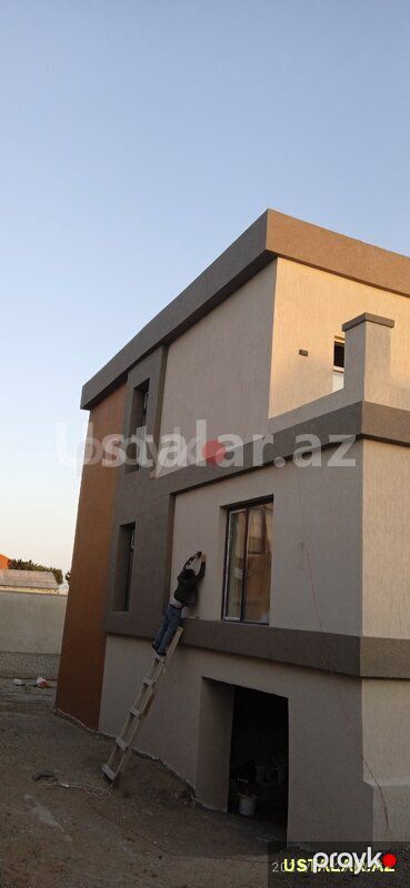 Fasad Tarsofka Silikonlu Boya İsleri — Təmir xidmətləri, Bakı (10)