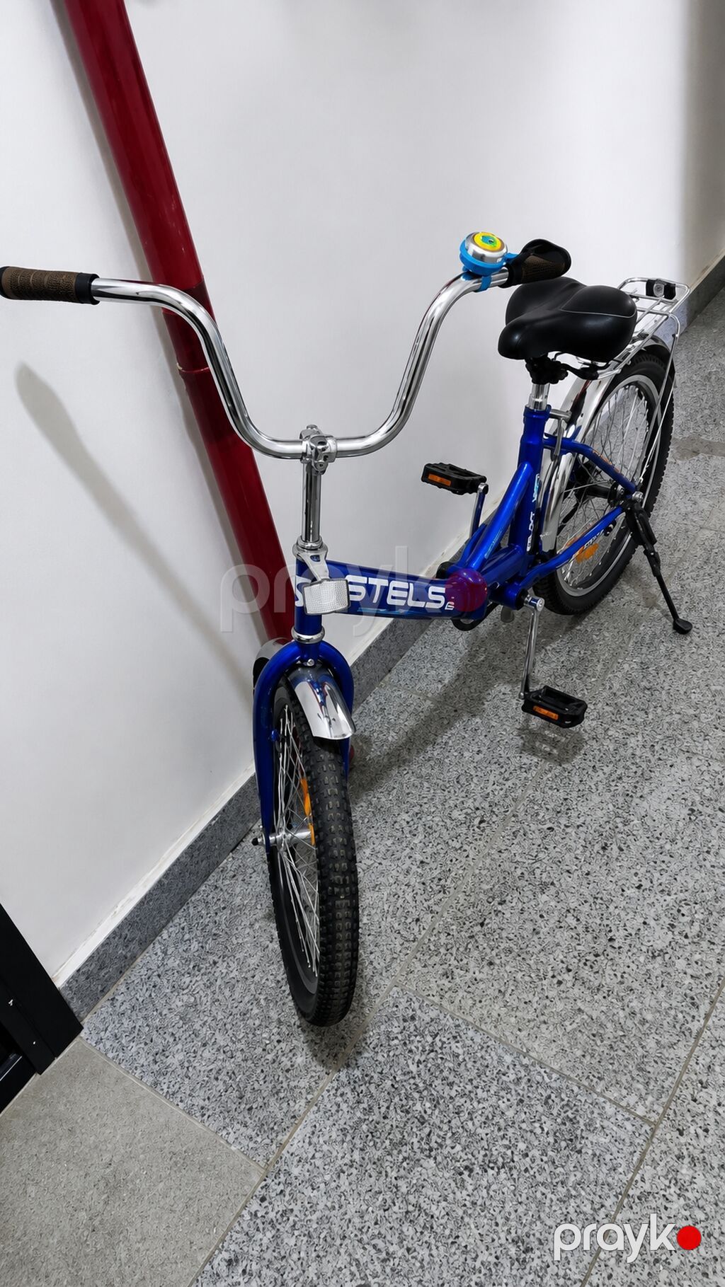Stels Pilot 510 qatlanan velosiped - Rəng: mavi, parlaq xrom — Yol velosipedləri, Bakı (2)