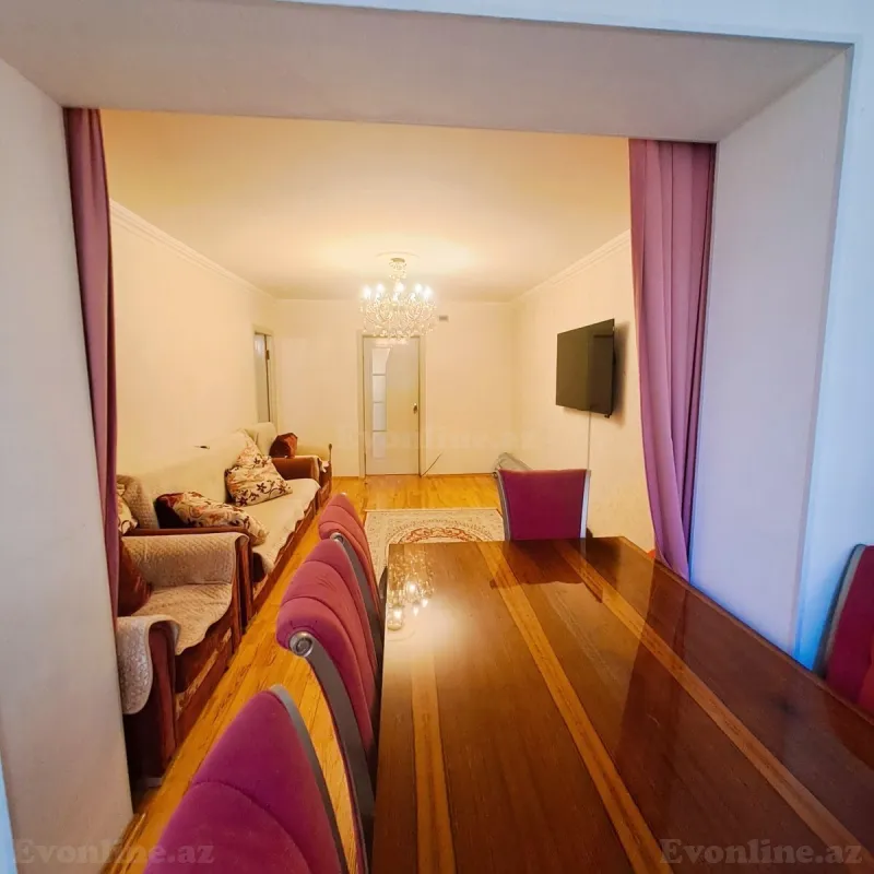 Satılır 3 otaqlı Mənzil Köhnə tikili 80 m² Bakı, Nizami r., Qara Qarayev m., 8-ci kilometr — Mənzil, Bakı (4)