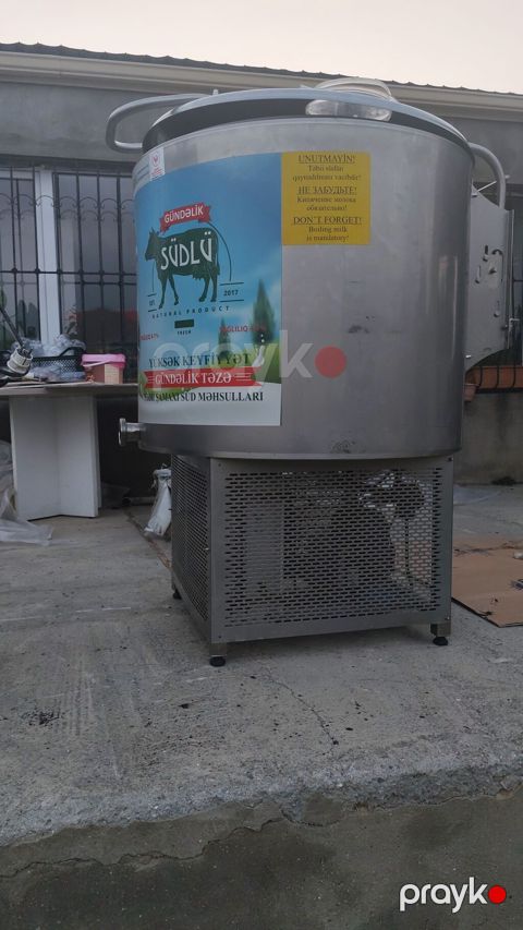 Süd soyutma və saxlama çəni - Paslanmayan poladdan iri həcmli çən — Digah