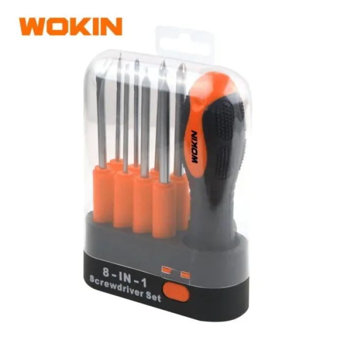 Wokin 9 Parça Dəyişən Uclu Otvyortka Dəsti Multi Bit Universal Alət Komplekti — Bakı