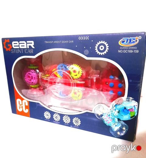 Maşın Transparent Gear Car BG80862, rəngbərəng, 3 yaşdan - İntex Azərbaycan 2025-421 — Bakı