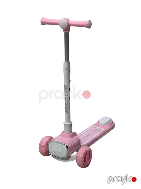 Uşaq üçün samokat Scooter AR-818, çəhrayı — Bakı