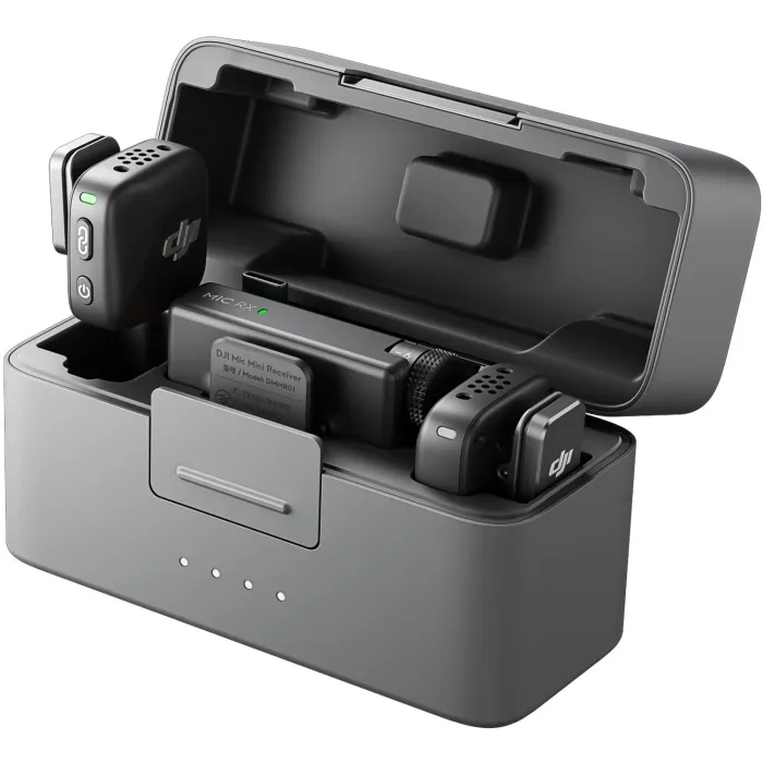DJI Mic Mini Simsiz Petli Mikrofon 400m Noise Cancellation — Bakı