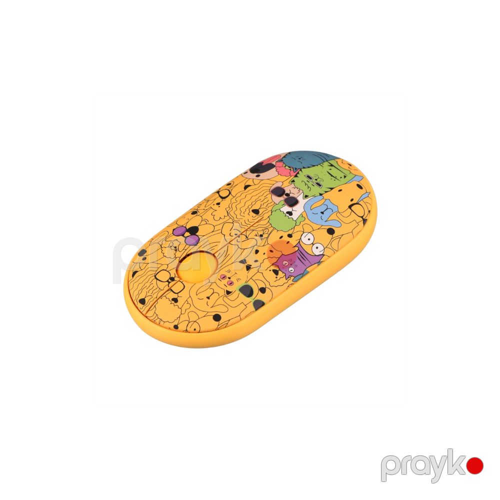 2E Mouse MF300 Pets:cats&dogs Silent WL BT, Yellow (2E-MF300WPETSYW) — Periferik cihazlar, Bakı (2)