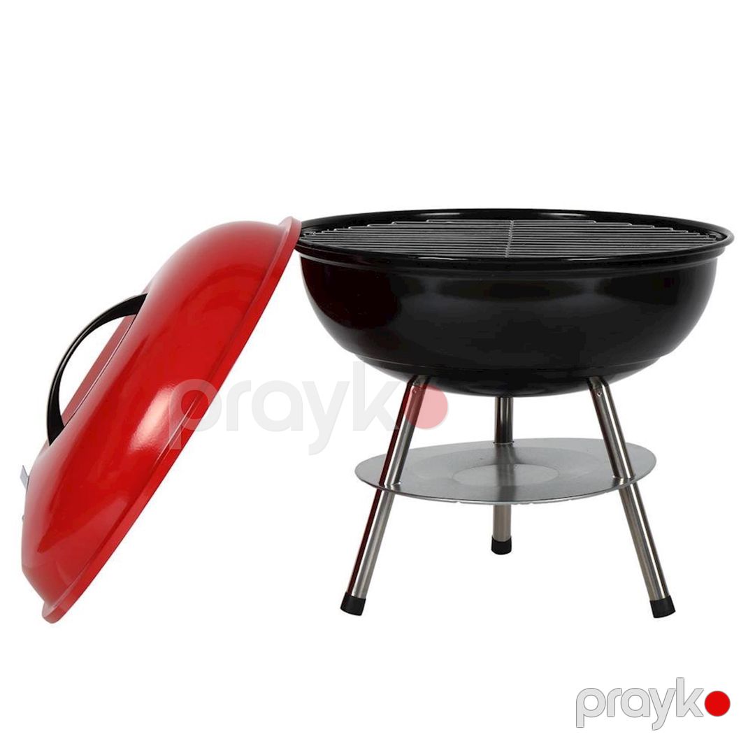 Mangal Ktaxon Portable Charcoal Small BBQ Grill, 36x35.5 sm, qırmızı — Mallar, Bakı (2)