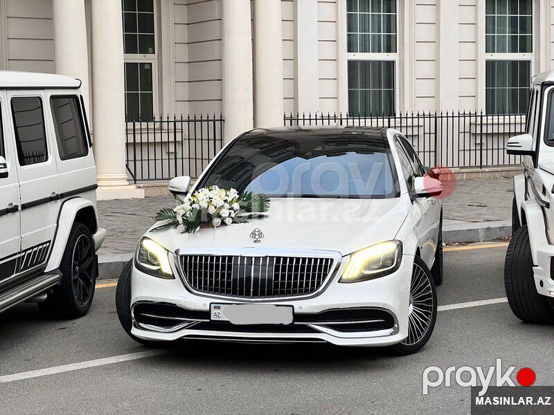 Mercedes Maybach Maybach S560, 2020 il — Minik avtomobili icarəsi, Bakı (3)