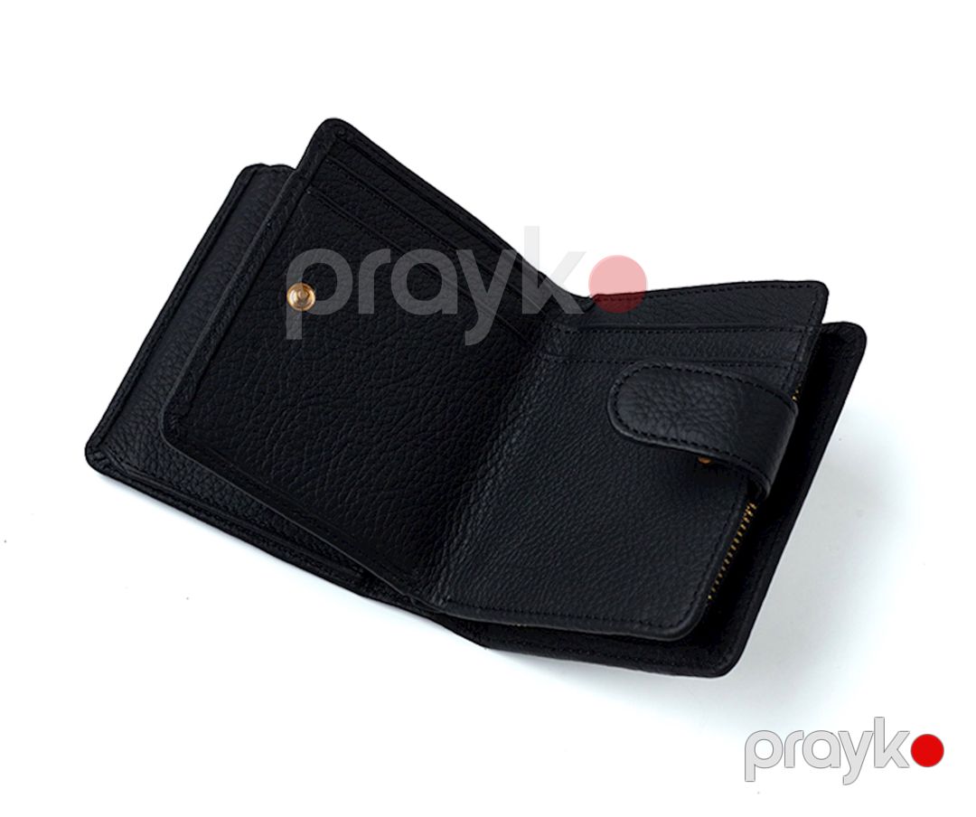 Qadınlar üçün pul kisəsi Guard 2266G01, təbii dəri, qara — Mallar, Bakı (3)