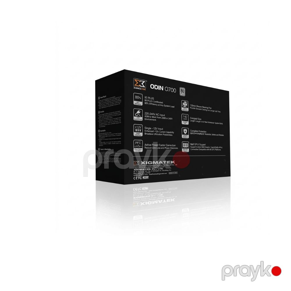 Xigmatek Odin 600W Power Supply (EN49295) — Qida bloklari, Bakı (2)