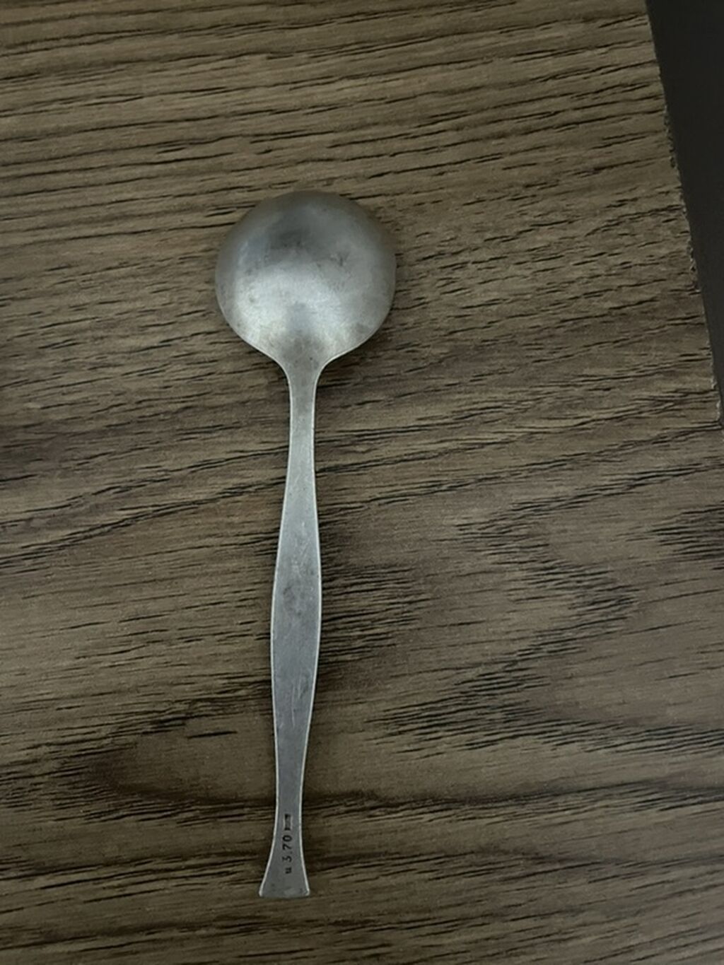 Gümüş qaşıq – miniatür/çay qaşığı - Material: gümüş tonlu metal — Qaşıq, çəngəl, bıçaq, Digah (2)