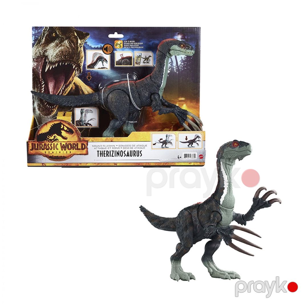 Dinozavr Jurassic World GWD65 Dominion Sound Slashin Therizinosaurus, 4+ yaş — Mallar, Bakı (2)
