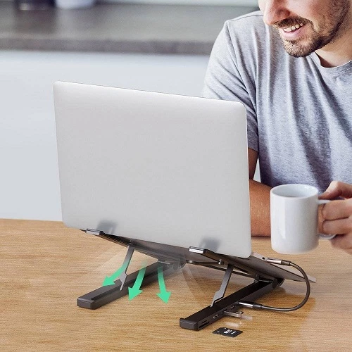 Ugreen X-Kit (80551) Foldable Laptop Stand — Noutbuk aksesuarları, Bakı (3)