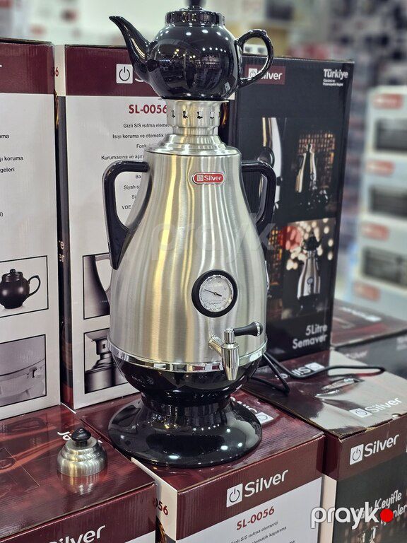 Elektrikli samovar "Silver" — Ev texnikası, Bakı (3)