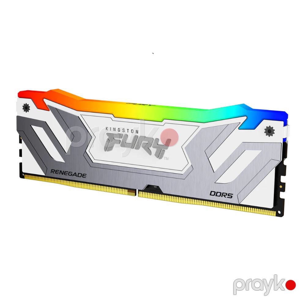 Kingston Fury Renegade RGB Silver 24GB 8800MT/s DDR5 CL42 Cudımm (KF588CU42RSA-24) — Operativ yaddaş, Bakı (2)