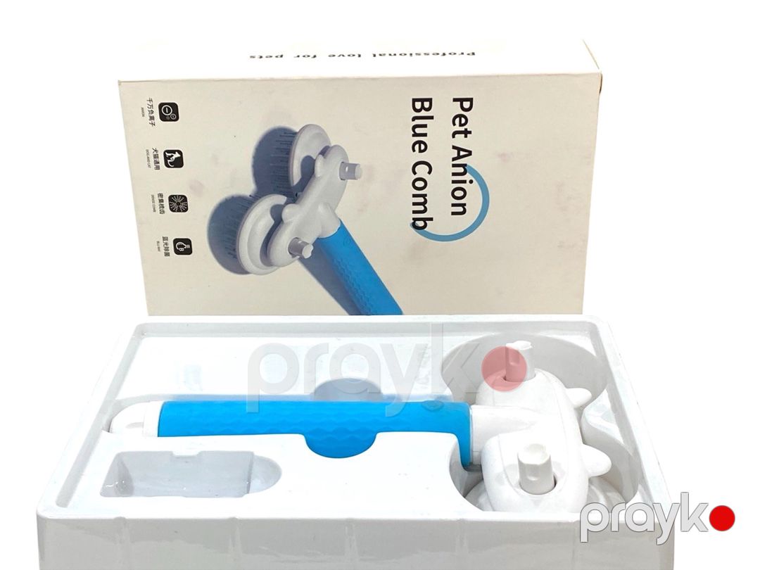 Heyvanlar üçün elektron daraq WS_690516, ağ/mavi — Mallar, Bakı (3)