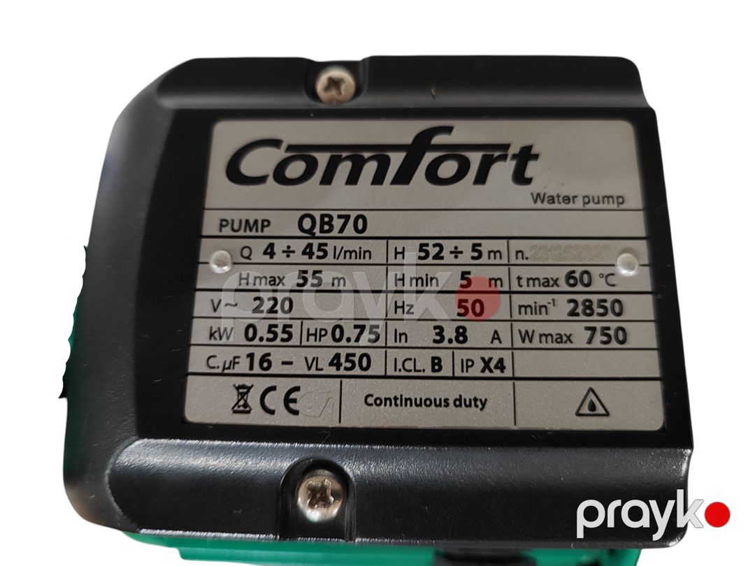 Su nasosu, Comfort QB70 — Mallar, Bakı (2)