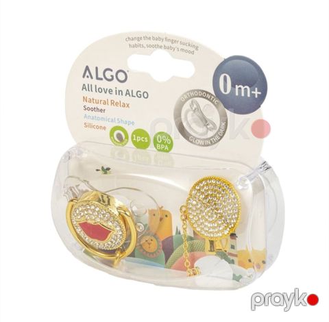 Əmzik Algo Natural Relax Soother, silikon, 0+ — Bakı