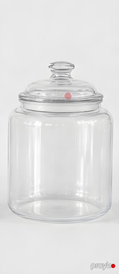 Saxlama üçün banka 27705941, akril, şəffaf, 2200 ml — Bakı